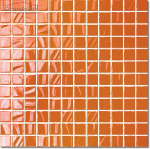 Мозаика керамическая Темари желто-красный темный (29,8х29,8)